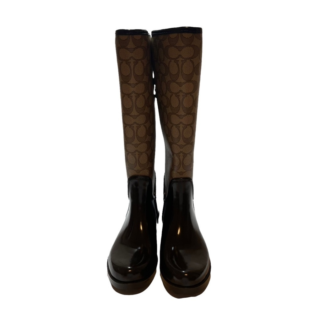 NWT Coach Tristee Lace Up Corset Signature Logo Shoes Size 6 - Picture 6 of 8